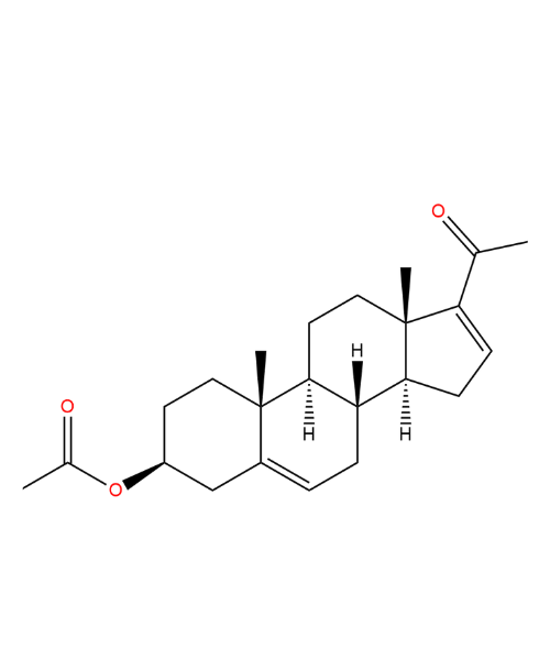 Abiraterone Impurity, Impurity of Abiraterone, Abiraterone Impurities, 979-02-2, 16-Dehydropregnenolone acetate
