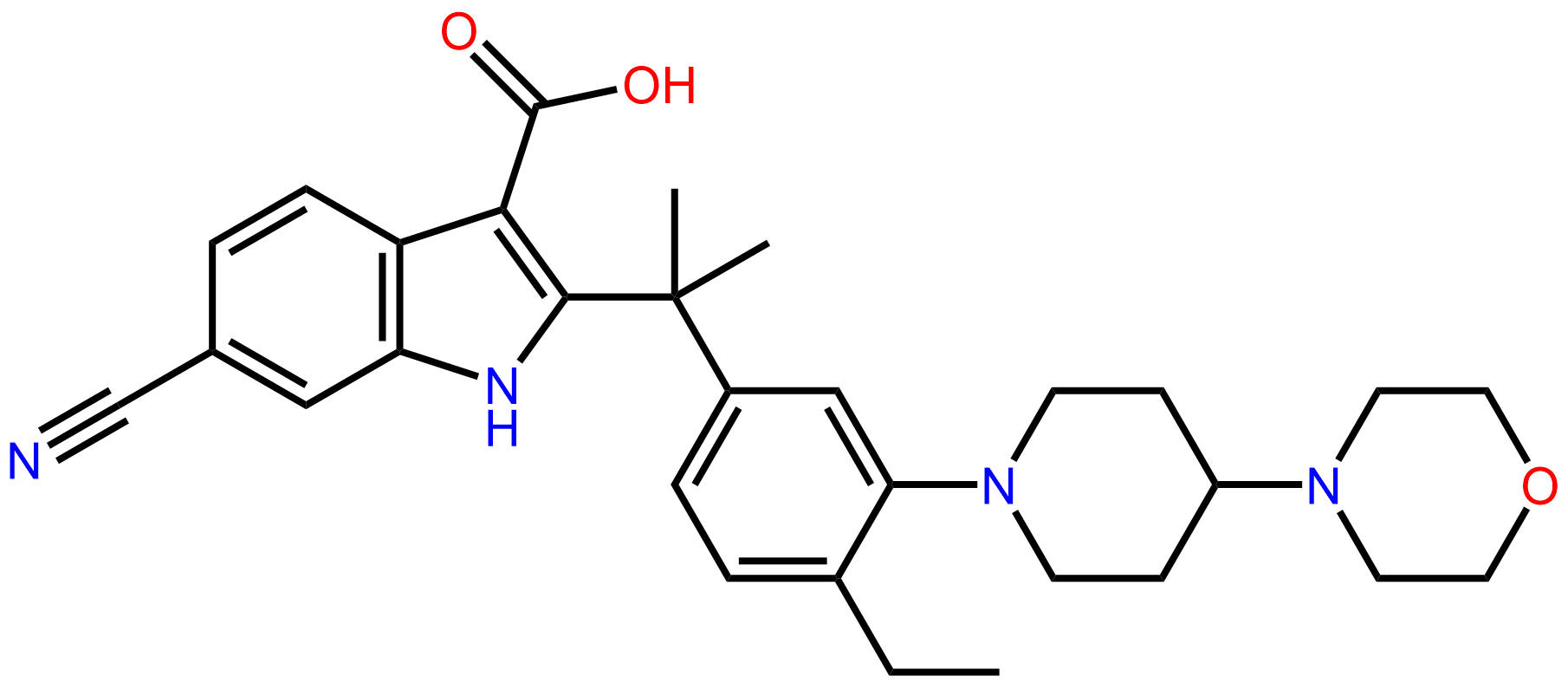 Alectinib Impurity, Impurity of Alectinib, Alectinib Impurities, 1256584-78-7, Alectinib Acid