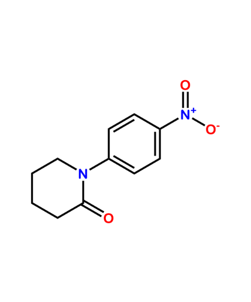 Apixaban Impurity, Impurity of Apixaban, Apixaban Impurities, 38560-30-4, 1-(4-Nitrophenyl)piperidin-2-one