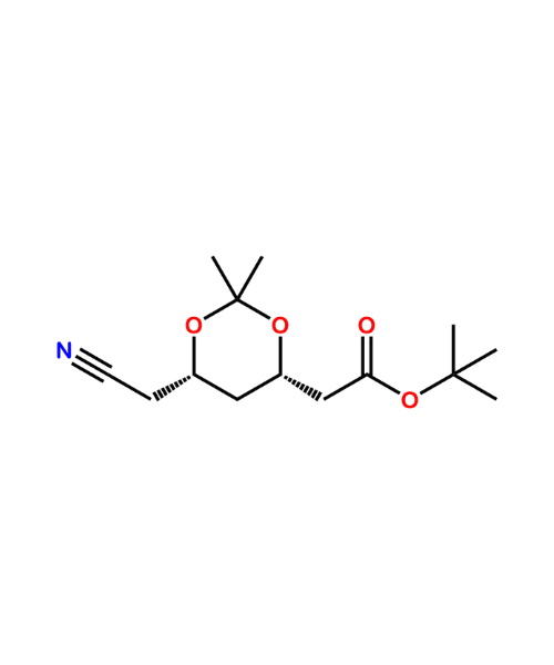 Atorvastatin Impurity, Impurity of Atorvastatin, Atorvastatin Impurities, 196085-85-5, Atorvastatin Acetonide t-Butyl Ester Side chain (4S,6S)-Isomer