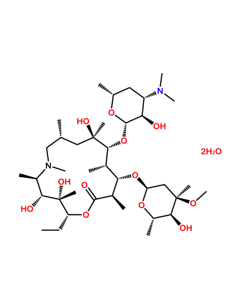 Azithromycin Impurity, Impurity of Azithromycin, Azithromycin Impurities,  117772-70-0, Azithromycin dihydrate