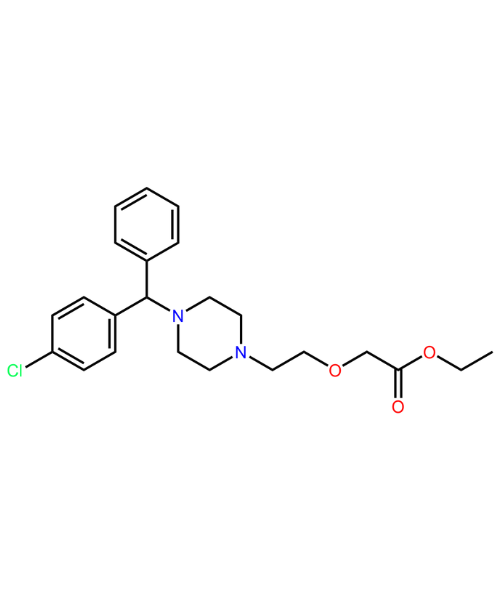 Cetirizine Impurity, Impurity of Cetirizine, Cetirizine Impurities, 246870-46-2, Cetirizine Ethyl Ester