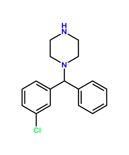Cetirizine Impurity, Impurity of Cetirizine, Cetirizine Impurities, 70558-10-0, 3-Chlorobenzhydryl Piperazine