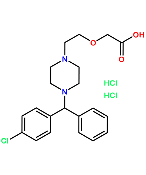 Cetirizine Impurity, Impurity of Cetirizine, Cetirizine Impurities, 83881-52-1, Cetirizine Dihydrochloride
