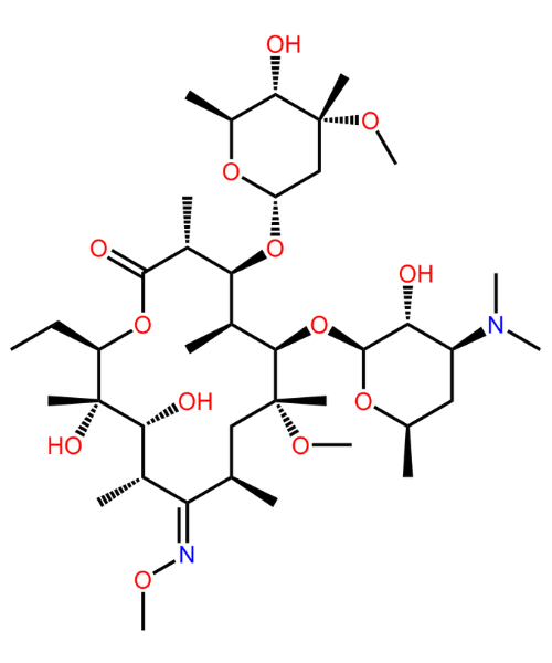 Clarithromycin Impurity, Impurity of Clarithromycin, Clarithromycin Impurities, 127252-80-6, Clarithromycin EP Impurity O