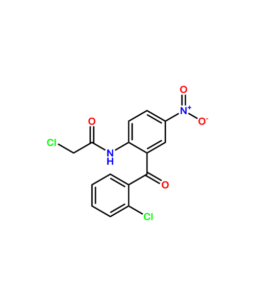 Clonazepam Impurity, Impurity of Clonazepam, Clonazepam Impurities, 180854-85-7, Chloroacetamido Impurity of Clonazepam