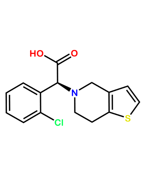 Clopidogrel Impurity, Impurity of Clopidogrel, Clopidogrel Impurities, 144457-28-3, Clopidogrel Carboxylic acid