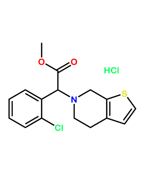 Clopidogrel Impurity, Impurity of Clopidogrel, Clopidogrel Impurities, 144750-52-7, Clopidogrel USP related compound B