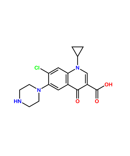 Ciprofloxacin  Impurity, Impurity of Ciprofloxacin , Ciprofloxacin  Impurities, 133210-96-5, Ciprofloxacin EP Impurity D