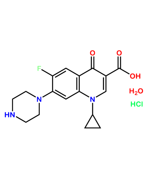 Ciprofloxacin Impurity, Impurity of Ciprofloxacin, Ciprofloxacin Impurities, 86393-32-0, Ciprofloxacin Hydrochloride Monohydrate