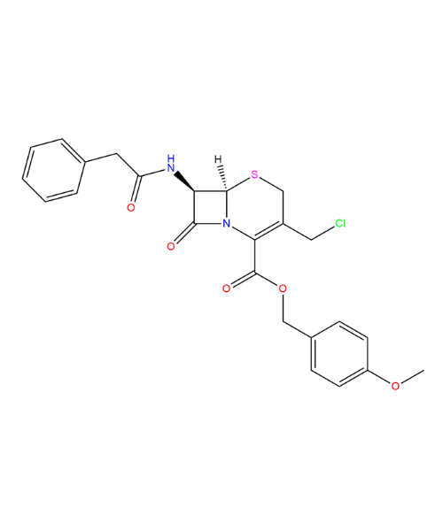 4-Methoxybenzyl 3-Chloromethyl-7-(2-phenylacetamido)-3-cephem-4- carboxylate