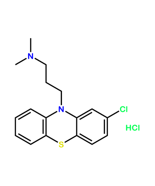 Chlorpromazine Impurity, Impurity of Chlorpromazine, Chlorpromazine Impurities, 69-09-0, Chlorpromazine Hydrochloride
