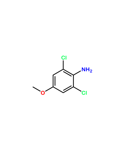 Diclofenac Impurity, Impurity of Diclofenac, Diclofenac Impurities, 6480-66-6, 2,6-Dichloro-4-methoxyaniline