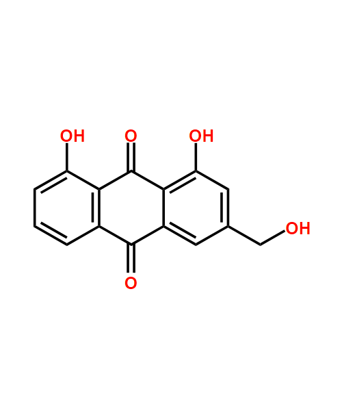 Diacerein Impurity, Impurity of Diacerein, Diacerein Impurities, 481-72-1, Diacerein EP Impurity B