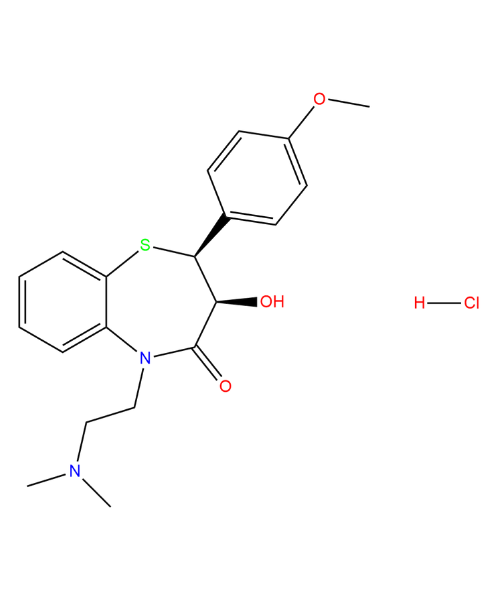 Diltiazem Hydrochloride  Impurity, Impurity of Diltiazem Hydrochloride , Diltiazem Hydrochloride  Impurities, 75472-91-2, Diltiazem Impurity F (Hydrochloride Salt)