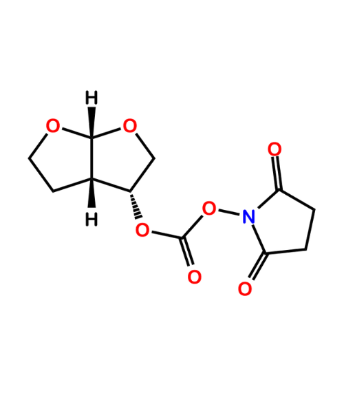 Darunavir Impurity, Impurity of Darunavir, Darunavir Impurities, 253265-97-3, 2,5-Dioxopyrrolidin-1-yl ((3R,3aS,6aR)-hexahydrofuro[2,3-b]furan-3-yl) carbonate