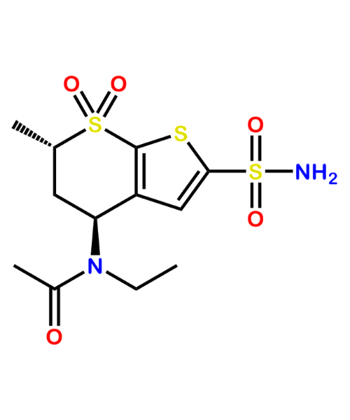 Dorzolamide Impurity, Impurity of Dorzolamide, Dorzolamide Impurities, 403848-09-9, N-Acetyl Dorzolamide