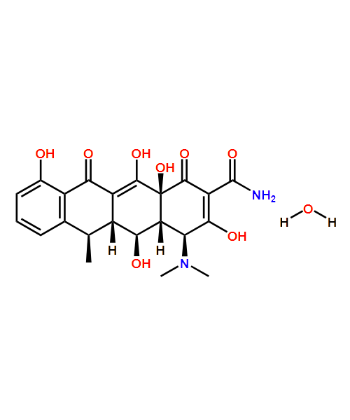 Doxycyline monohydrate Impurity, Impurity of Doxycyline monohydrate, Doxycyline monohydrate Impurities, 17086-28-1, Doxycyline monohydrate