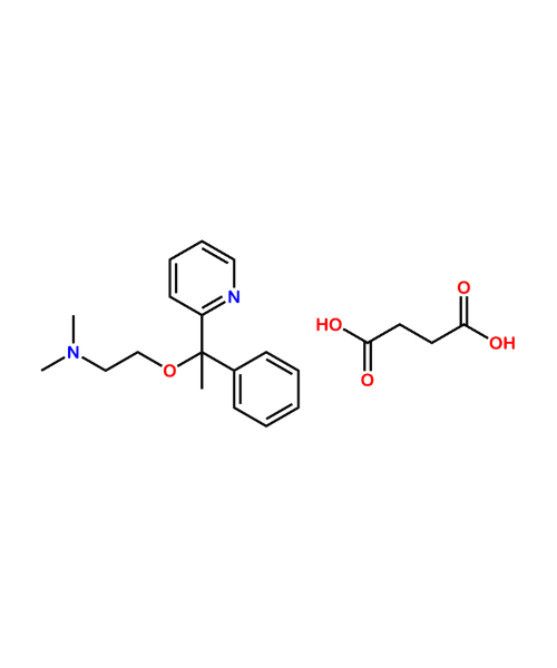 Doxylamine Impurity, Impurity of Doxylamine, Doxylamine Impurities, 562-10-7; 469-21-6(Freebase), Doxylamine Succinate