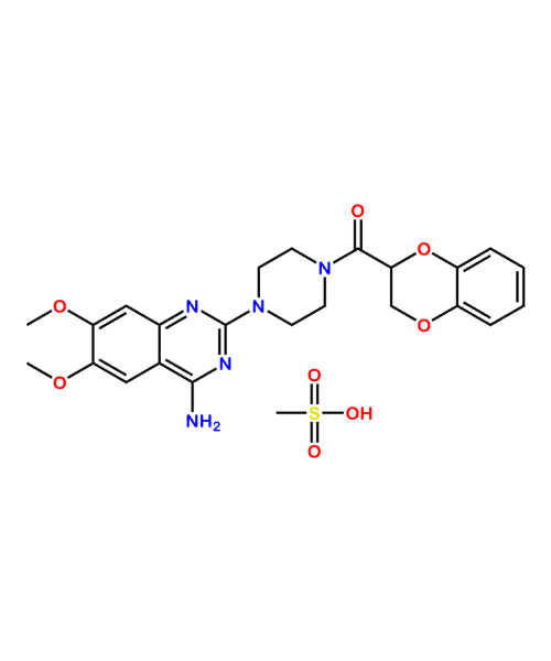 Doxazosin Impurity, Impurity of Doxazosin, Doxazosin Impurities, 77883-43-3, Doxazosin Mesylate