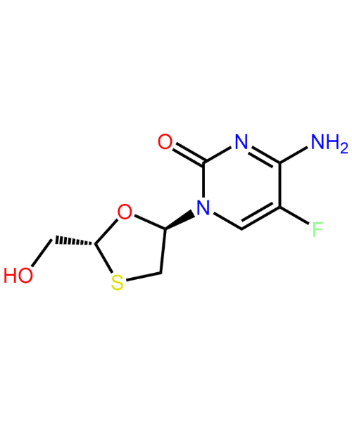 Emtricitabine Impurity, Impurity of Emtricitabine, Emtricitabine Impurities, 145986-26-1, 5-Epi Emtricitabine