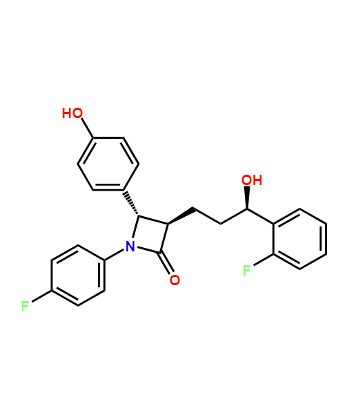 Ezetimibe Impurity, Impurity of Ezetimibe, Ezetimibe Impurities, 1798008-25-9, Ezetimibe Ortho-Fluorobenzene Isomer
