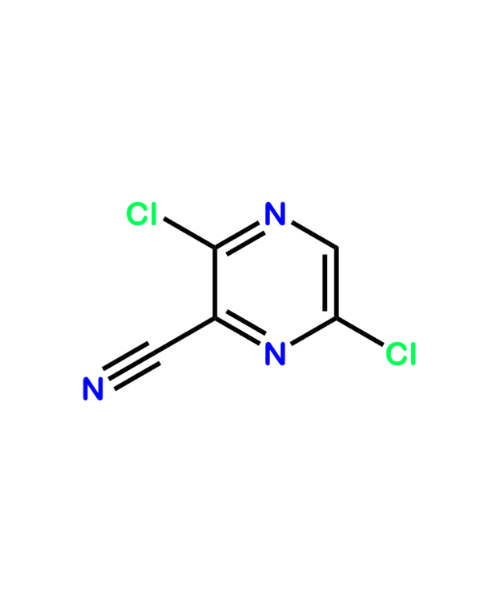Favipiravir Impurity, Impurity of Favipiravir, Favipiravir Impurities, 356783-16-9, 3,6-Dichloropyrazine-2-carbonitrile