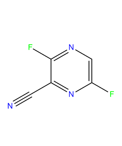  Favipiravir Impurity, Impurity of  Favipiravir,  Favipiravir Impurities, 356783-28-3, 3,6-Difluoropyrazine-2-carbonitrile