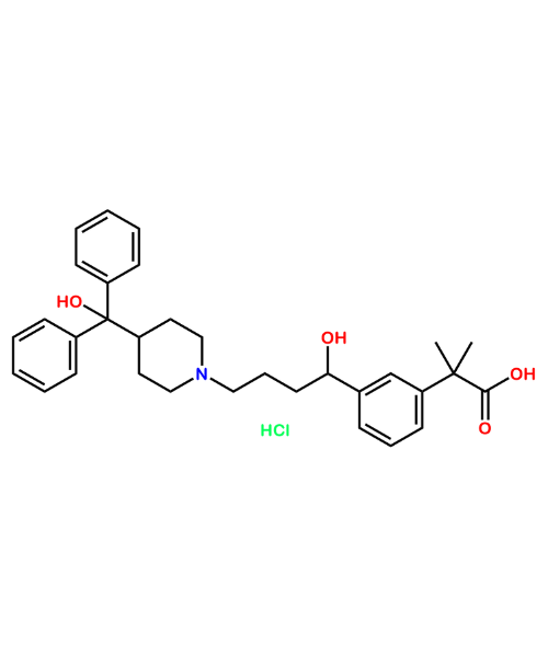 Fexofenadine Impurity, Impurity of Fexofenadine, Fexofenadine Impurities, 479035-75-1 (Base), Fexofenadine Related Compound B