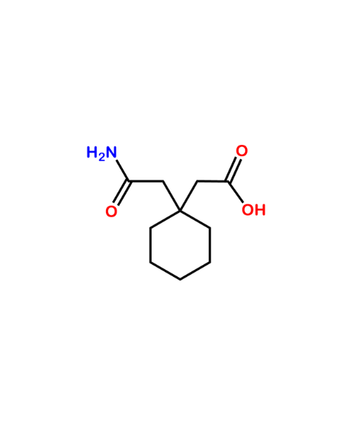 Gabapentin Impurity, Impurity of Gabapentin, Gabapentin Impurities, 99189-60-3, 1-(Carbamoylmethyl)-cyclohexaneacetic Acid