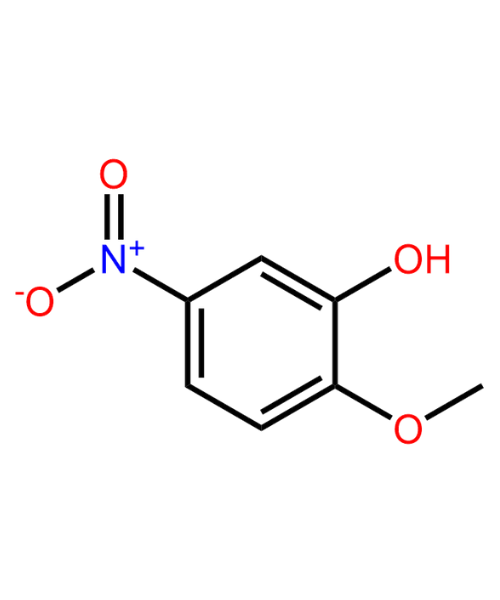 Guaiacol Impurity, Impurity of Guaiacol, Guaiacol Impurities, 636-93-1, 2-Methoxy-5-nitrophenol