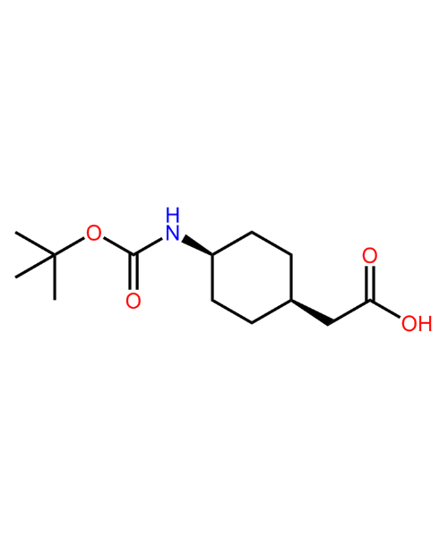 Fine Chemicals Impurity, Impurity of Fine Chemicals, Fine Chemicals Impurities, 327156-95-6, 2-(cis-4-((tert-Butoxycarbonyl)amino)cyclohexyl)acetic acid