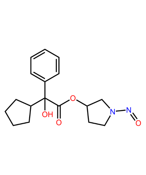 Glycopyrronium Bromide Impurity, Impurity of Glycopyrronium Bromide, Glycopyrronium Bromide Impurities, NA, Glycopyyrinum Nitroso