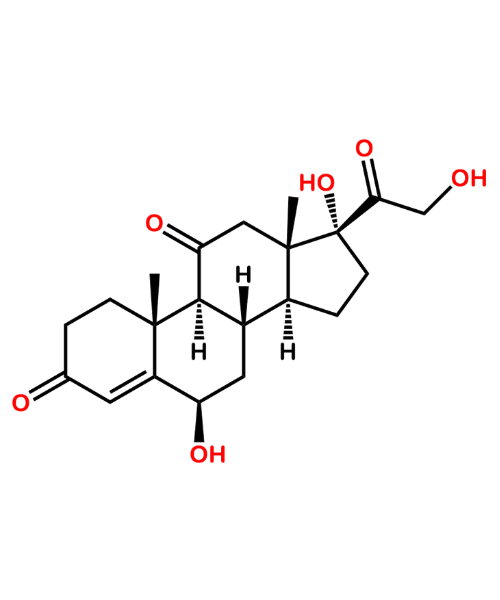 Hydrocortisone Acetate Impurity, Impurity of Hydrocortisone Acetate, Hydrocortisone Acetate Impurities, 16355-28-5, 6b-Hydroxycortisone