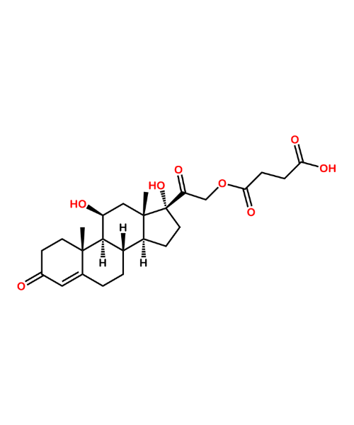 Hydrocortisone Acetate Impurity, Impurity of Hydrocortisone Acetate, Hydrocortisone Acetate Impurities, 2203-97-6, Hydrocortisone 21-Hemisuccinate