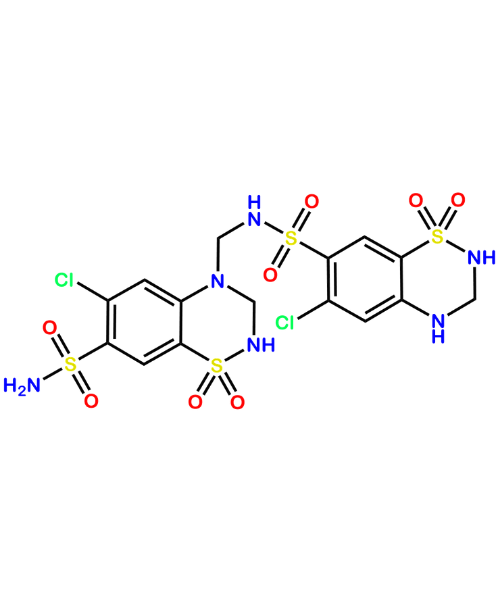 Hydrochlorothiazide Impurity, Impurity of Hydrochlorothiazide, Hydrochlorothiazide Impurities, 402824-96-8, Hydrochlorothiazide Dimer