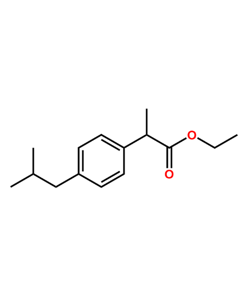Ibuprofen Impurity, Impurity of Ibuprofen, Ibuprofen Impurities, 41283-72-1, Ibuprofen Ethyl Ester