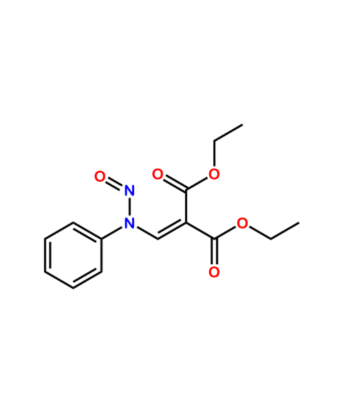 Ivacaftor Impurity, Impurity of Ivacaftor, Ivacaftor Impurities, NA, Diethyl 2-((nitroso(phenyl)amino)methylene)malonate