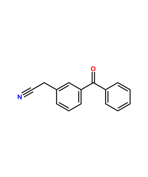 Ketoprofen Impurity, Impurity of Ketoprofen, Ketoprofen Impurities, 21288-34-6, 3-(1-Cyanomethyl) Benzophenone Impurity