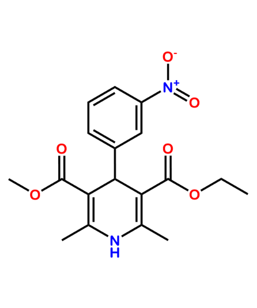 Lercanidipine Impurity, Impurity of Lercanidipine, Lercanidipine Impurities, 39562-70-4, Nitrendipine