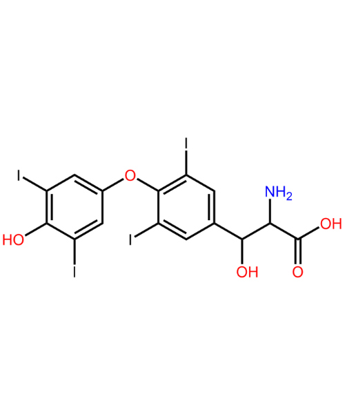 Levothyroxine Impurity, Impurity of Levothyroxine, Levothyroxine Impurities, 107849-54-7, Beta-Hydroxy Thyroxine