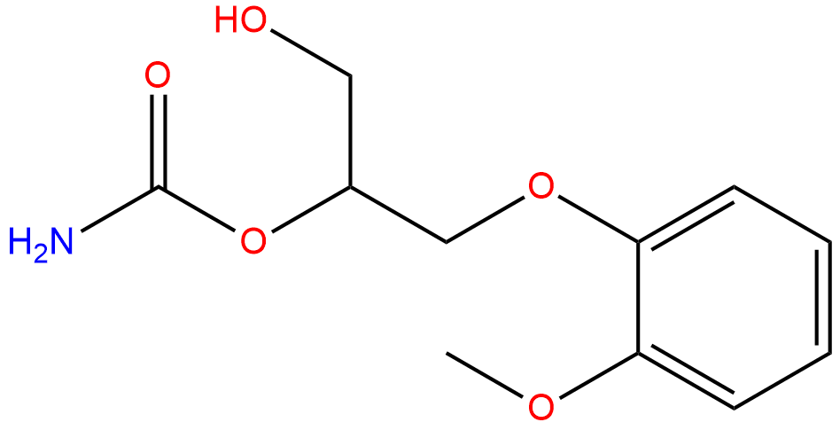 Methocarbamol Impurity, Impurity of Methocarbamol, Methocarbamol Impurities, 10488-39-8, 1-Descarbamoyl-2-carbamoyl Methocarbamol