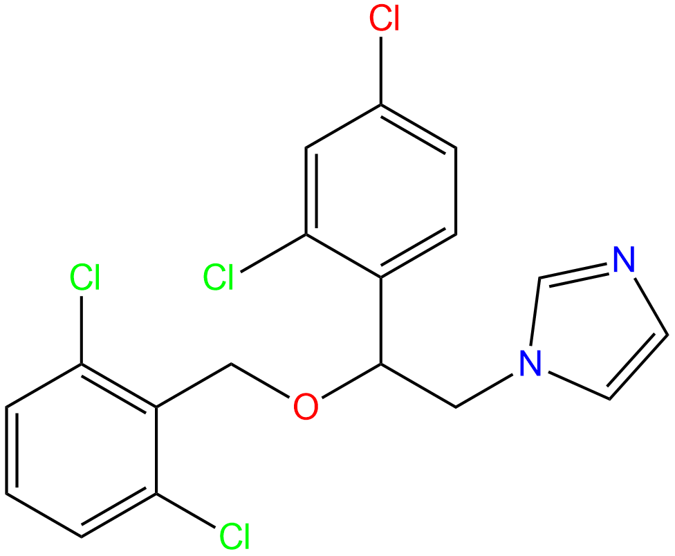 Miconazole  Impurity, Impurity of Miconazole , Miconazole  Impurities, 27523-40-6; 24168-96-5(Isoconazole Nitrate - API (Nitrate Salt)), Miconazole Impurity D (Freebase)