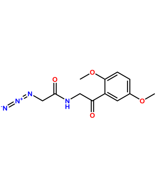 Midodrine Impurity, Impurity of Midodrine, Midodrine Impurities, 59939-34-3, 2-azido-N-(2-(2,5-dimethoxyphenyl)-2-oxoethyl)acetamide