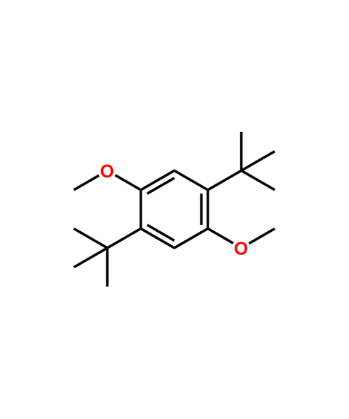 Midodrine Impurity, Impurity of Midodrine, Midodrine Impurities, 7323-63-9, 1,4-Di-tert-butyl-2,5-dimethoxybenzene