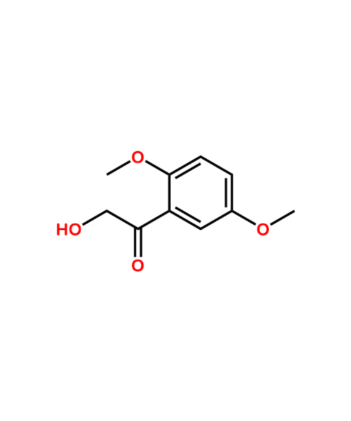 Midodrine Impurity, Impurity of Midodrine, Midodrine Impurities, 35962-16-4, 1-(2,5-Dimethoxyphenyl)-2-hydroxyethan-1-one