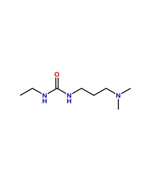 Mirabegron Impurity, Impurity of Mirabegron, Mirabegron Impurities, 32897-26-0, 1-[3-(Dimethylamino)propyl]-3-ethylurea