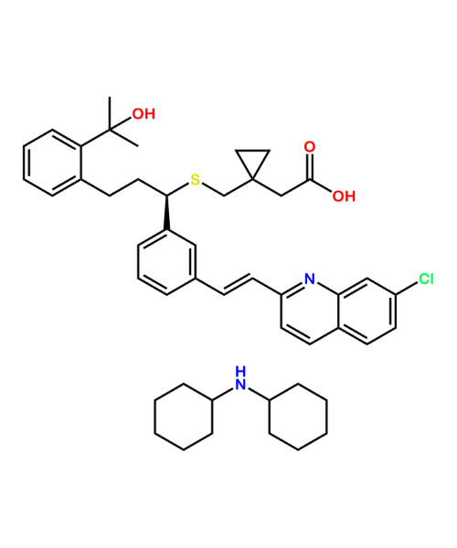 Montelukast Impurity, Impurity of Montelukast, Montelukast Impurities, 577953-88-9, Montelukast Dicyclohexylamine