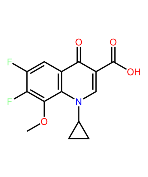 Moxifloxacin Impurity, Impurity of Moxifloxacin, Moxifloxacin Impurities, 112811-72-0, Moxifloxacin Difluoro Methoxy Acid Impurity