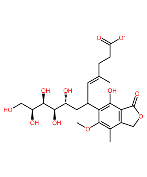 Mycophenolate Mofetil Impurity, Impurity of Mycophenolate Mofetil, Mycophenolate Mofetil Impurities, NA, Mycophenolic acid-sorbitol